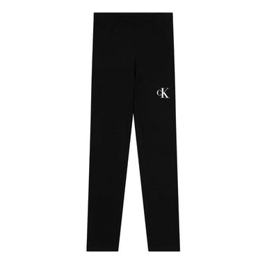 Calvin Klein Girls Jeans Logo Skinny Leggings (Black)