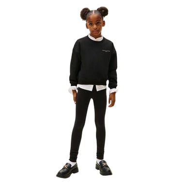 Tommy Hilfiger Childrens/Kids Sweatshirt & Jogging Bottoms (Black)