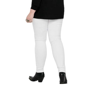 Only Womens/Ladies Skinny Jeggings (White)
