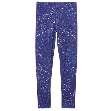 Puma Childrens/Kids Splatter Fitted Sport Leggings (Lapis Blue)