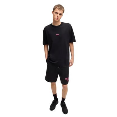 Hugo Boss Mens Nomario Sweat Shorts (Black/Pink)