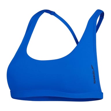 Speedo Womens/Ladies Scoop Neck Bikini Top (Blue)