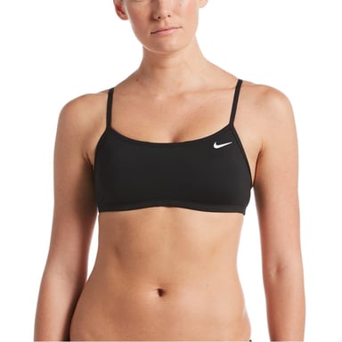 Nike Womens/Ladies Logo Racerback Bikini Top (Black)