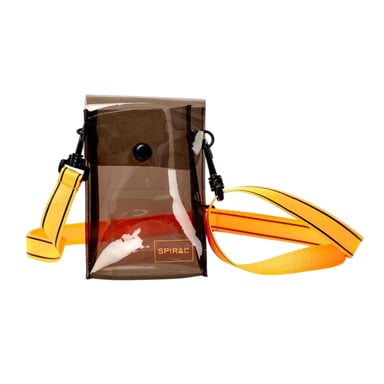 Spiral Academy Transparent Crossbody Bag (Black/Yellow)
