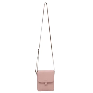 Firetrap Rectangle Faux Leather Crossbody Bag (Blush)