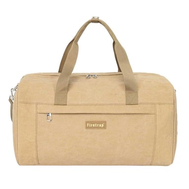 Firetrap Kraft Kraft Paper Travel Duffle Bag (Beige)
