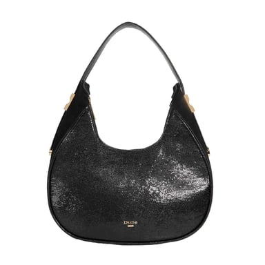 Dune London Dedicated Gold Detail Hobo Bag (Black)