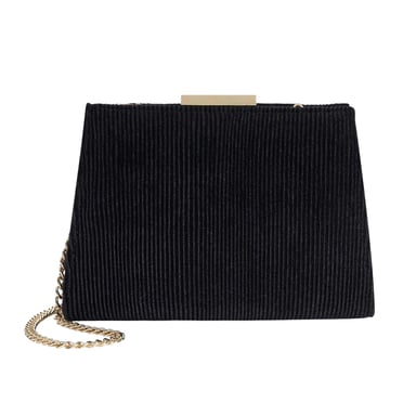 Dune London Eclipso Textured Clutch Bag (Black)
