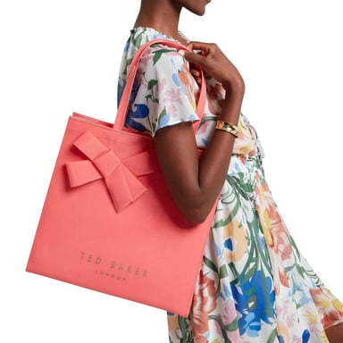 Ted Baker Womens/Ladies Bow Tote Bag (Coral)