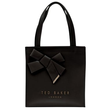 Ted Baker Strik dagelijkse boodschappentas (Zwarte afdruk)