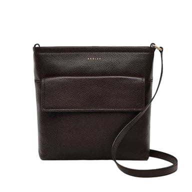 Radley Brompton Croc Leather Trim Handbag (Brown)