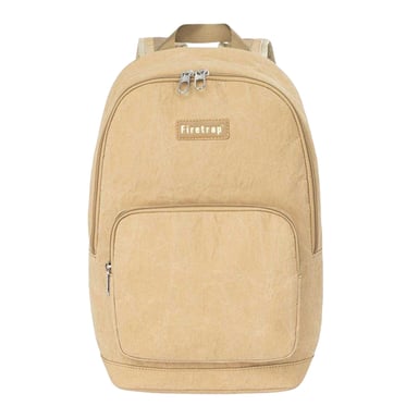Firetrap Logo Kraft Paper Backpack (Beige)