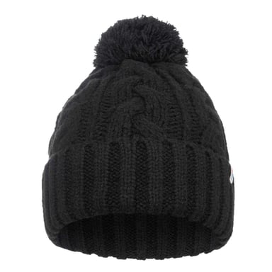 SoulCal Unisex Adult Cable Knit Bobble Hat (Black)