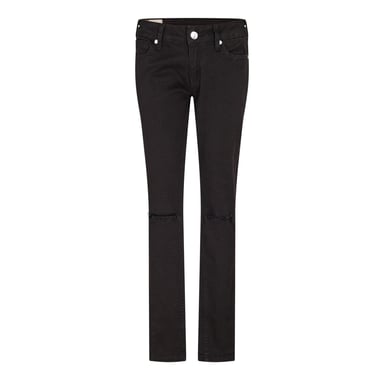 Criminal Damage Mens Denim Ripped Skinny Jeans (Black)