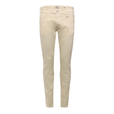 Replay Mens Cotton Blend Slim Jeans (White)