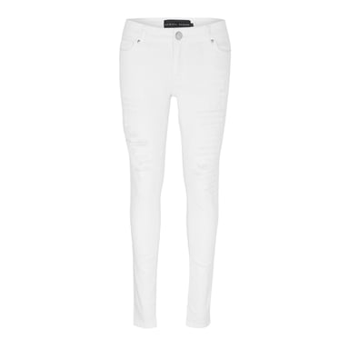 Criminal Damage Mens Camden Slim Jeans (White)