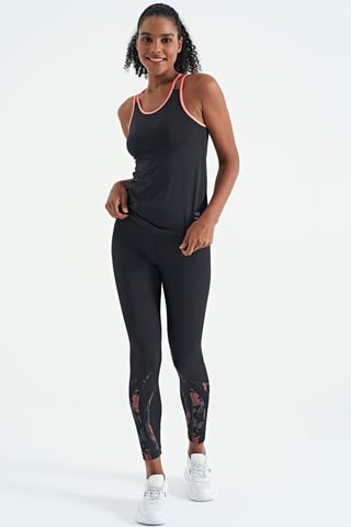 Sleeveless Knit Sports Top