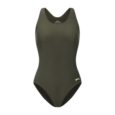 Slazenger Womens/Ladies Xtra Life One Piece Swimsuit (Khaki)