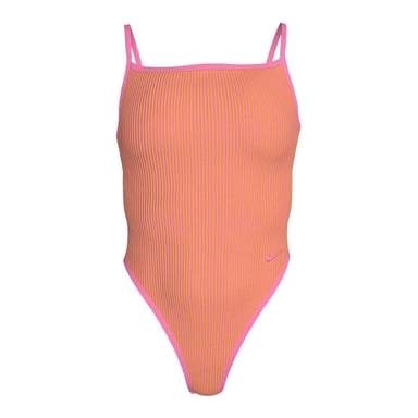 Nike Womens/Ladies One Piece Swimsuit (Pink Glow)