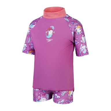Speedo Girls Sealife Rash Top (Pink)