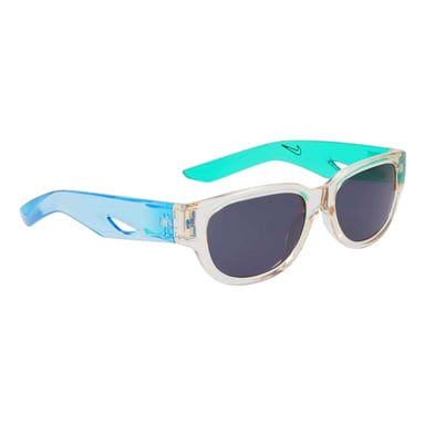Nike II Plastic Rectangle Sunglasses (Coconut Milk/Navy)