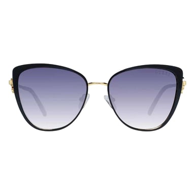Guess Womens/Ladies Shiny Sunglasses (Black/Gold)