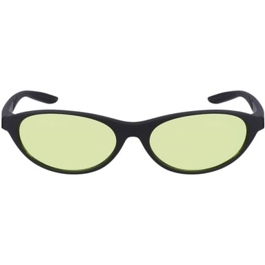 Nike Unisex Adult Retro E Oval Sunglasses (Matte Black/Volt)