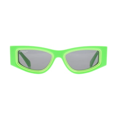 Off White Andy Geometric Sunglasses (Green)
