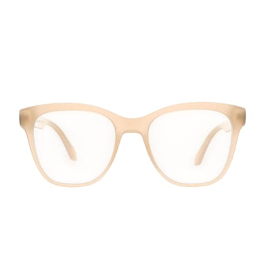 Off-White Style Sun Square Sunglasses (Beige/Blue)