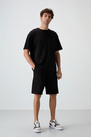 Oversized T-Shirt And Shorts Set