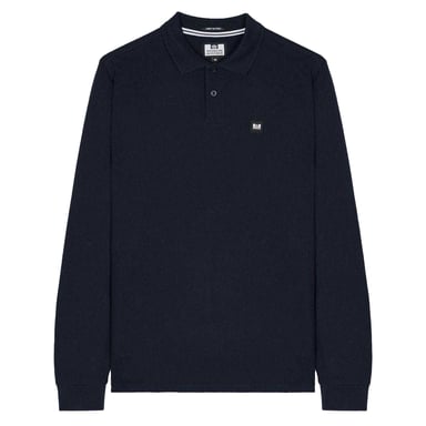 Weekend Offender Mens Long-Sleeved Polo Shirt (Navy)