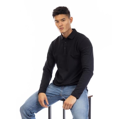 Peter Werth Mens Chessum Polo Shirt (Black)