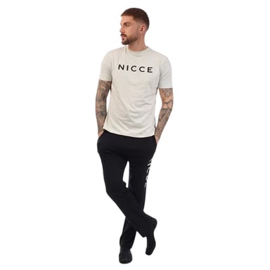 Nicce Mens Aderyn Cotton Loungewear Set (Black)
