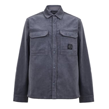 Marshall Artist Mens Corduroy Overshirt (Charcoal)