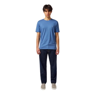 Boss Mens Orange Premium Cotton T-Shirt (Blue)
