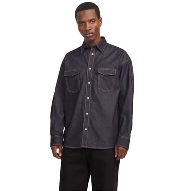 Jack And Jones Mens Regular Shirt (Dark Denim)