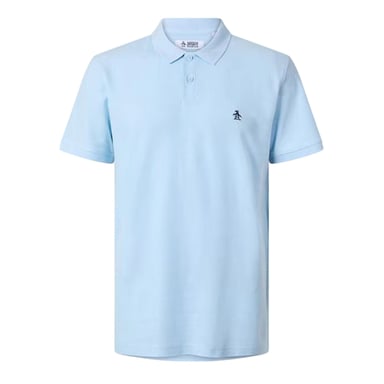 Original Penguin Mens Embroidered Logo Polo Shirt (Water)