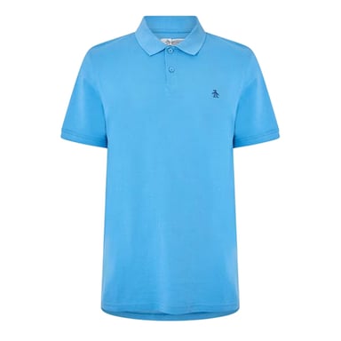 Original Penguin Mens Embroidered Logo Polo Shirt (Parisian Blue)