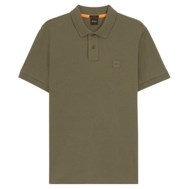 Boss Mens Passenger Box Logo Polo Shirt (Green)