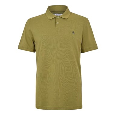 Original Penguin Mens Embroidered Logo Polo Shirt (Dusty Olive)