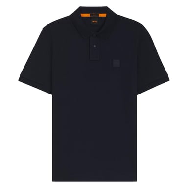 Boss Mens Passenger Box Logo Polo Shirt (Navy)