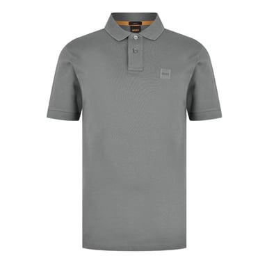 Boss Mens Passenger Box Logo Polo Shirt (Charcoal)