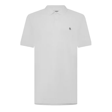 Original Penguin Mens Embroidered Logo Polo Shirt (White)