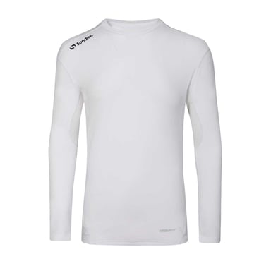 Sondico Mens Core Long-Sleeved Base Layer Top (White)