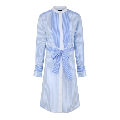 Boss Womens/Ladies Striped Wrap Dress (Brown)