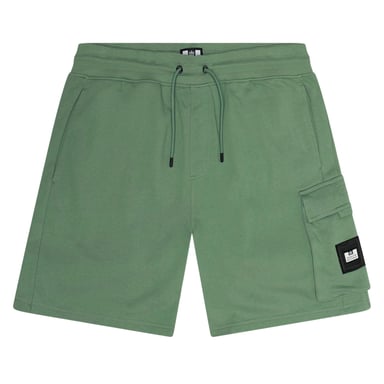 Weekend Offender Mens New Carillo Cotton Shorts (Mid Green)