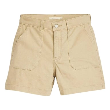 Levis Womens/Ladies Utility Pocket High Waist Shorts (Safari)