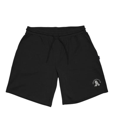 Aquascutum Mens Classic Logo Drawstring Waist Sweat Shorts (Black)