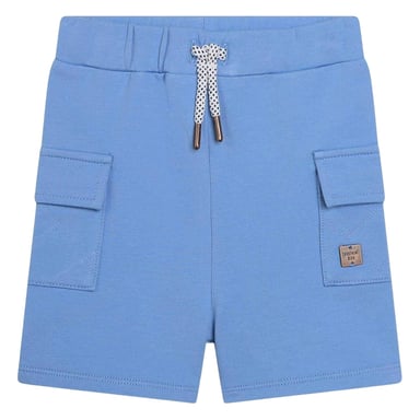 Carrement Beau Boys Jersey Relaxed Fit Cargo Shorts (Blue)