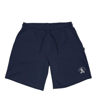 Aquascutum Mens Classic Logo Drawstring Waist Sweat Shorts (Navy)